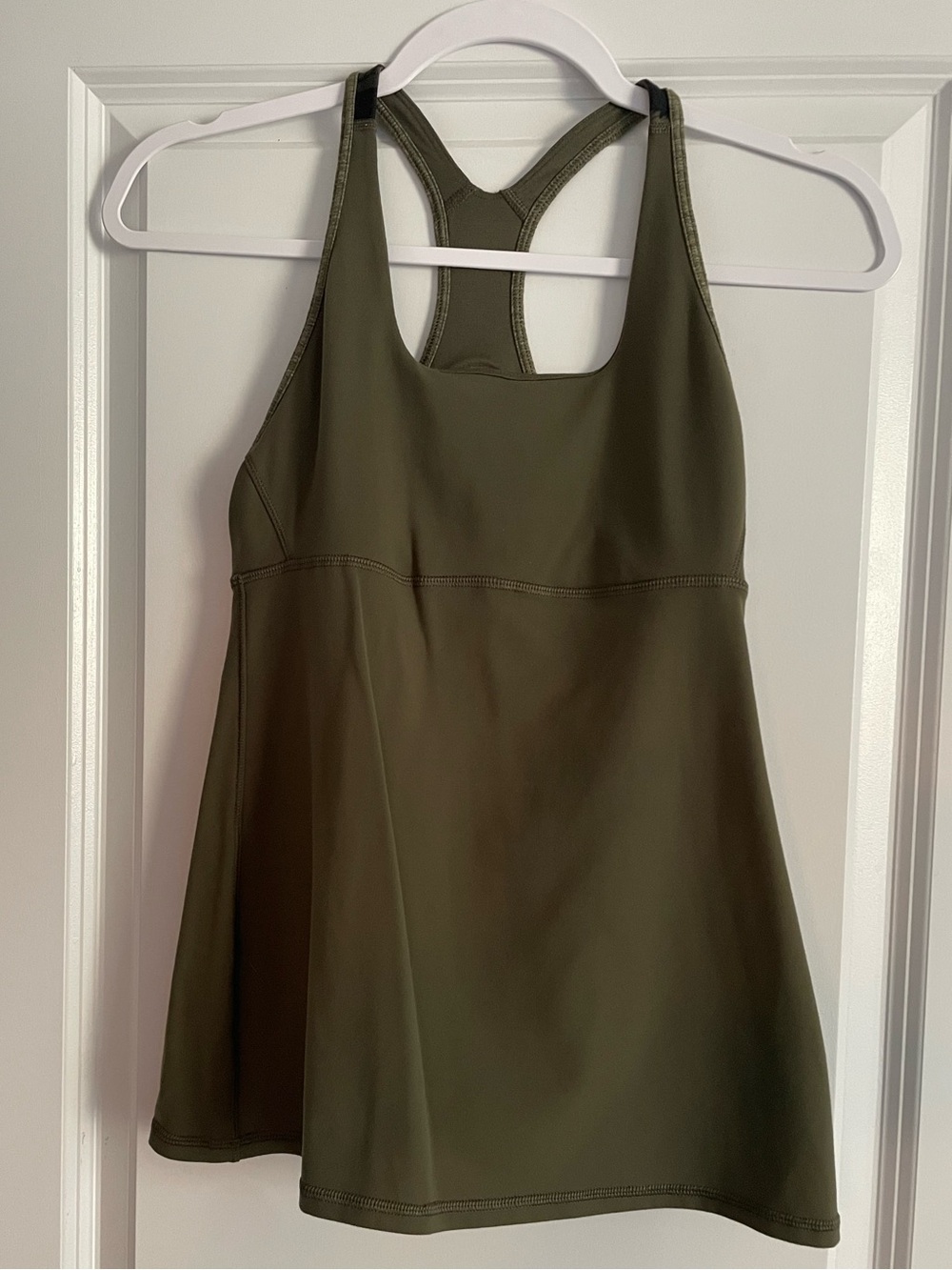 Lululemon Size 6 Olive Green Racerback Tank Top